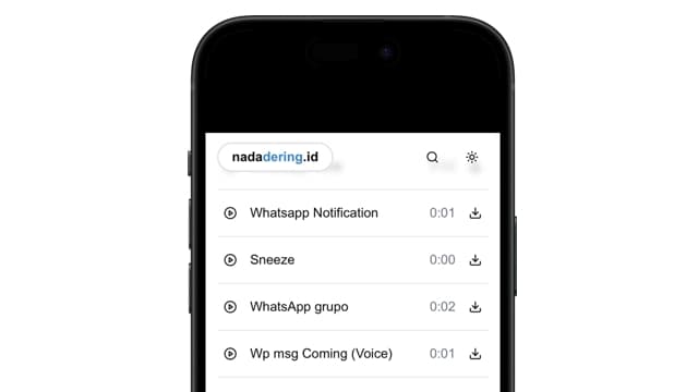 Nada Dering WhatsApp
